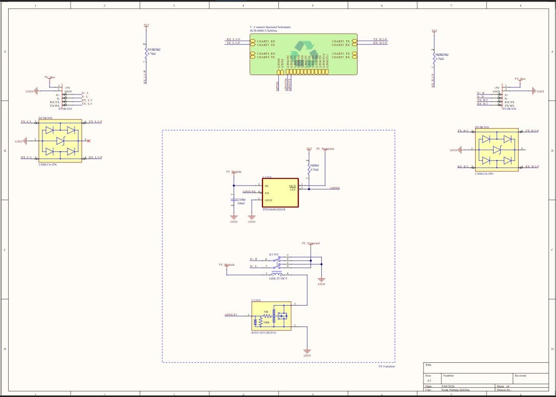 Node Voltage Schematic